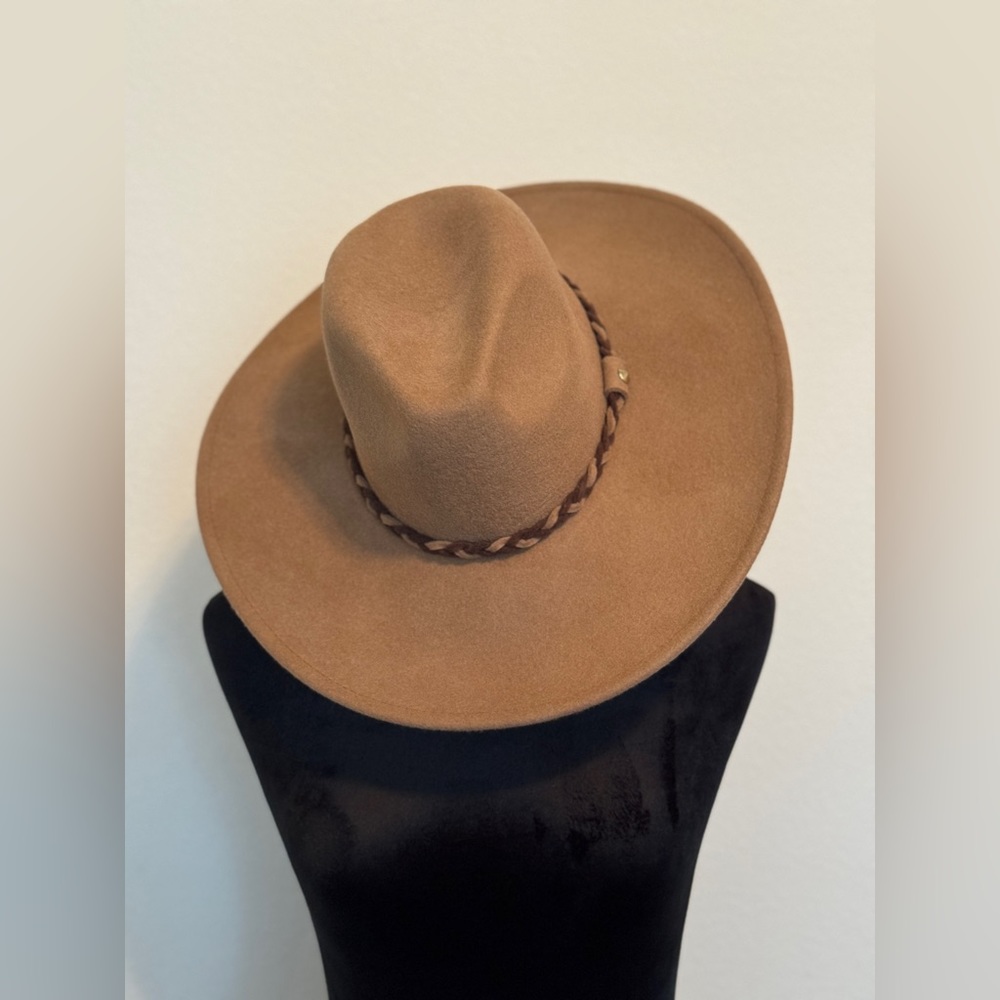 Brown 100% Wool Hat